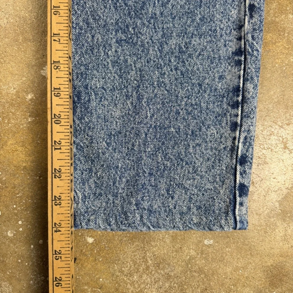 Vtg Levi's 505 80s Men's‎ Acid Wash Jeans USA Made Altered W33 L24